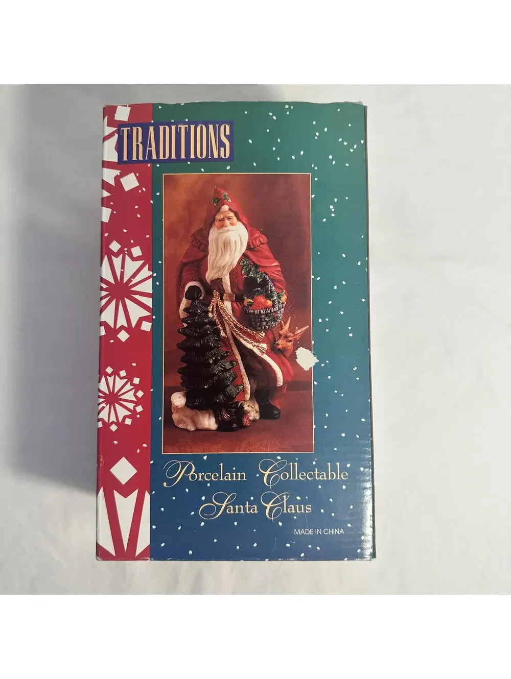 TRADITIONS PORCELAIN COLLECTIBLES SANTA CLAUS 8